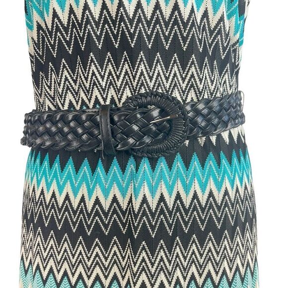 Bisou Bisou Womens Halter Keyhole Back Sleeveless Belted Maxi Dress Green Sz 16 - Picture 5 of 14